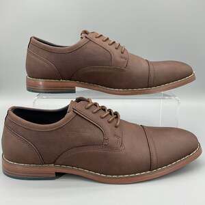 NEW Reserved Footwear Men’s Asher Oxford Dress Shoes Brown Size 9.5